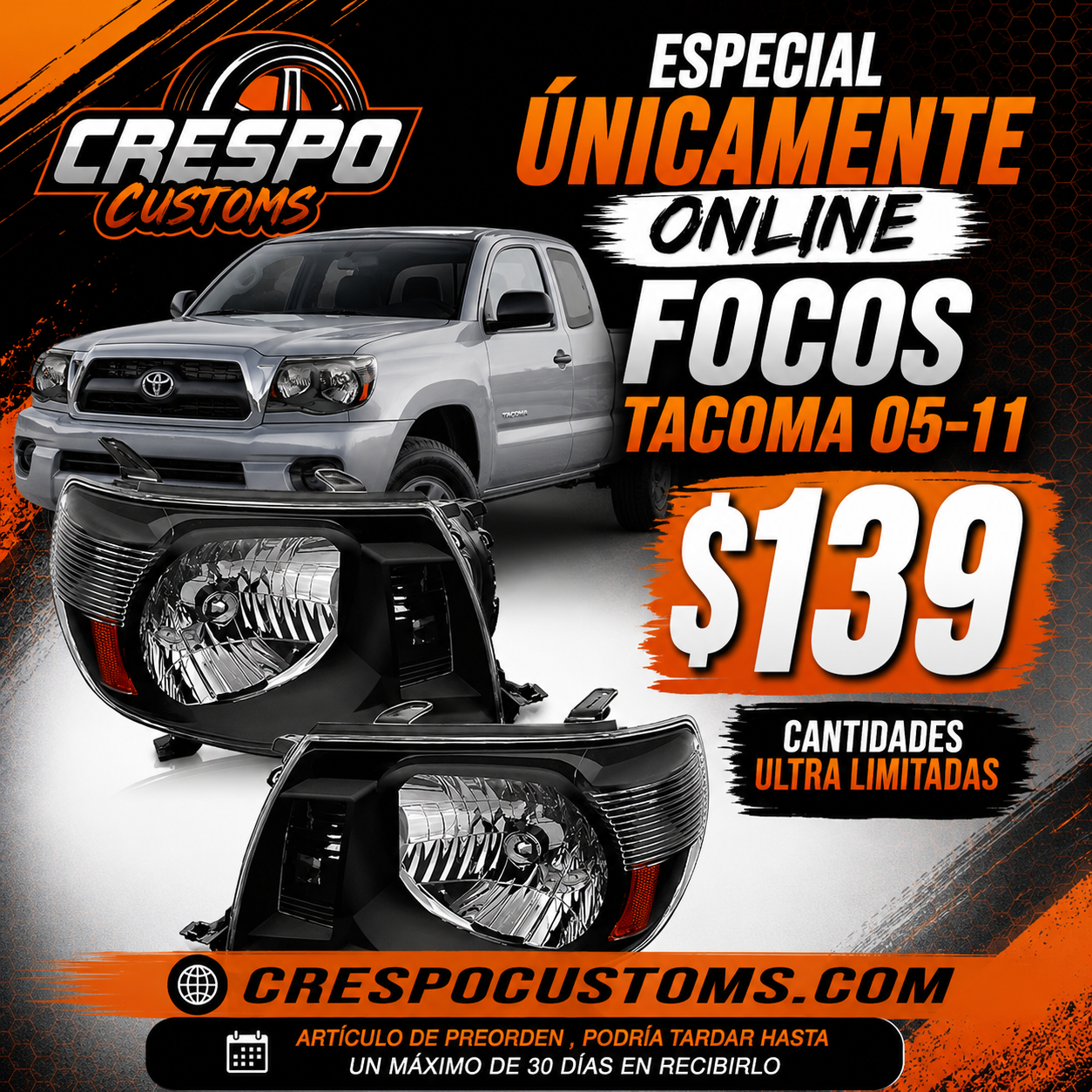 Focos Tacoma 05-11