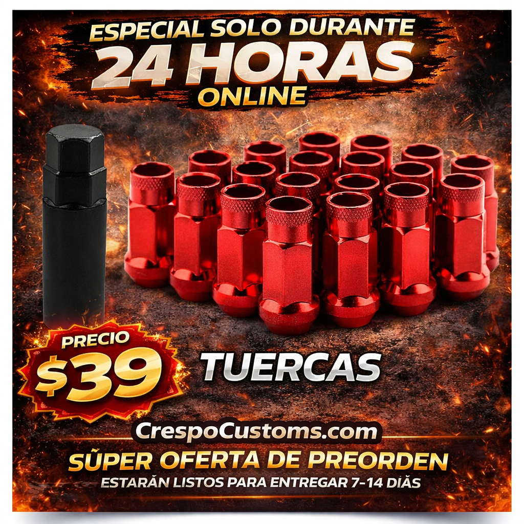 SOLO 24 Horas Tuercas