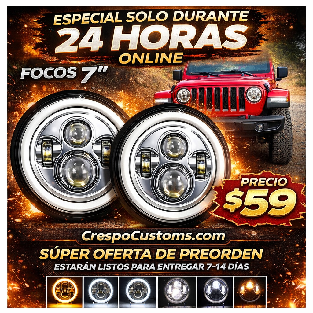 SOLO 24 Horas Focos 7”