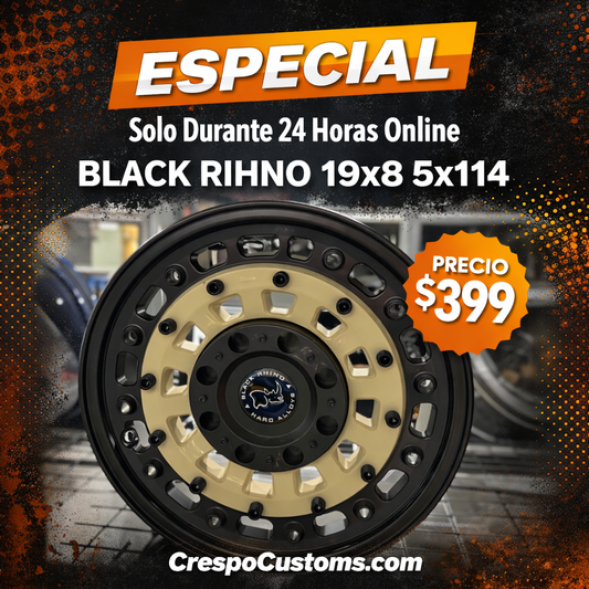 Black Rhino 19x8 5x114