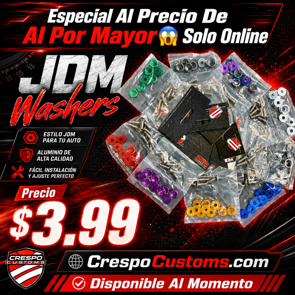 ESPECIAL JDM Washers