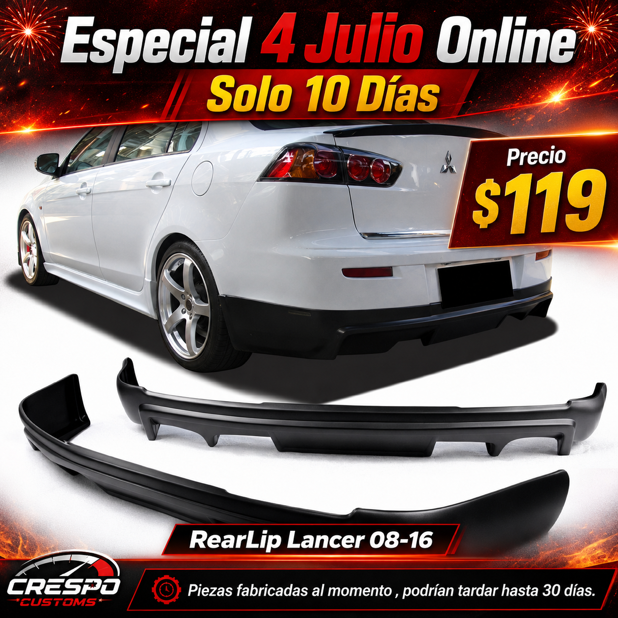 RearLip Lancer 08-16