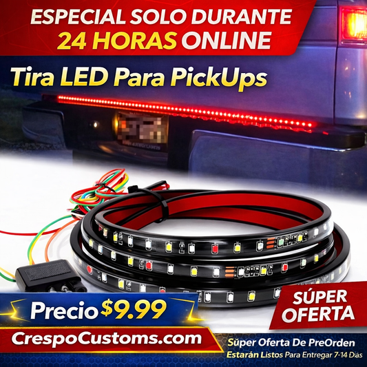 SOLO 24 Horas Tira LED Para Cajón PickUp