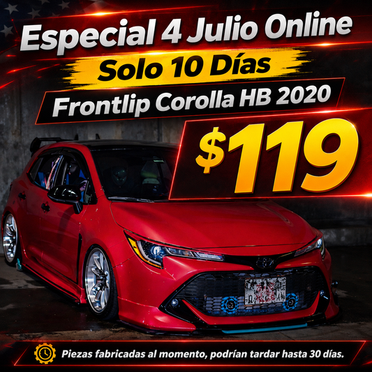 Frontlip Corolla HB 2020