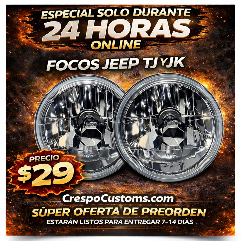 SOLO 24 Horas Focos JEEP