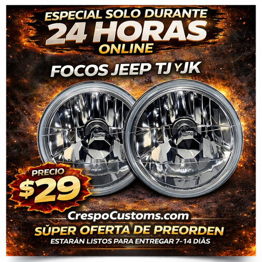 SOLO 24 Horas Focos JEEP