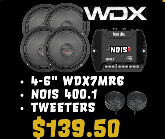 Combo de 6” WDX y Planta Noise