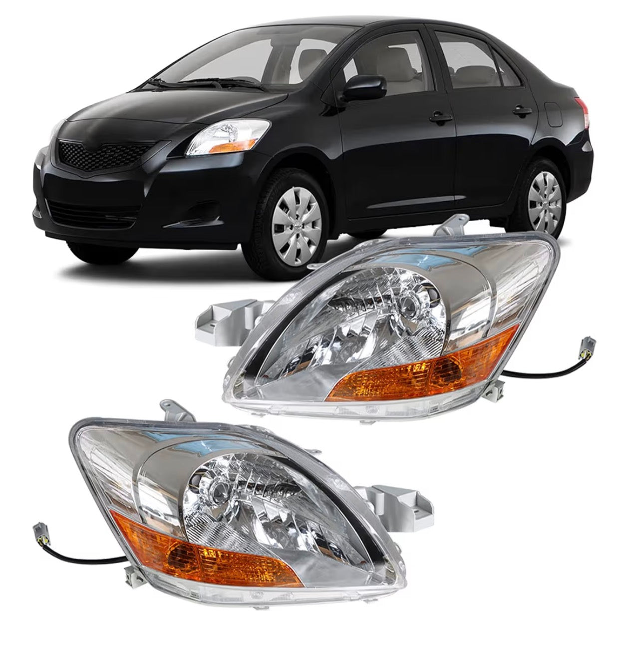 Focos Toyota Yaris Sedan 2007-2011