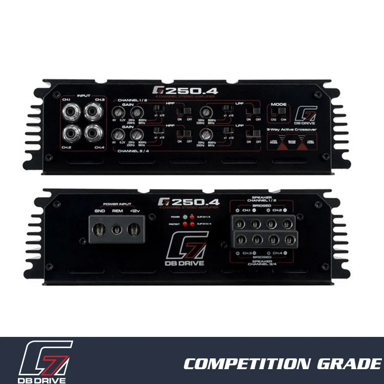 G7 250.4 : 4-Channel Class D Amplifier