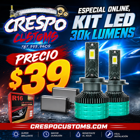 ESPECIAL Kit LED 30K Lumens