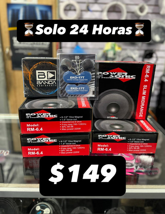 Combo de 6” Power Sonic