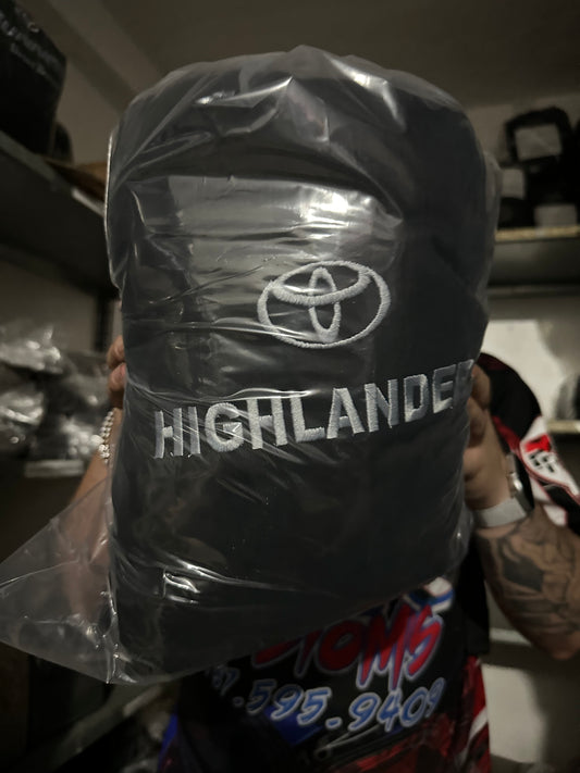 Cover Asiento HighLander 2020 3Filas Black