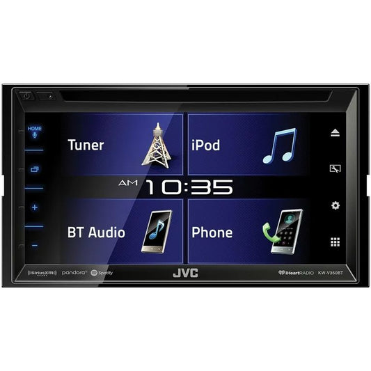 RADIO  VC Mobile KW-V350BT 6.8 Double-DIN In-Dash DVD Receiver with Bluetooth & SiriusXM SXV300V1 SiriusConnect Vehicle Tuner