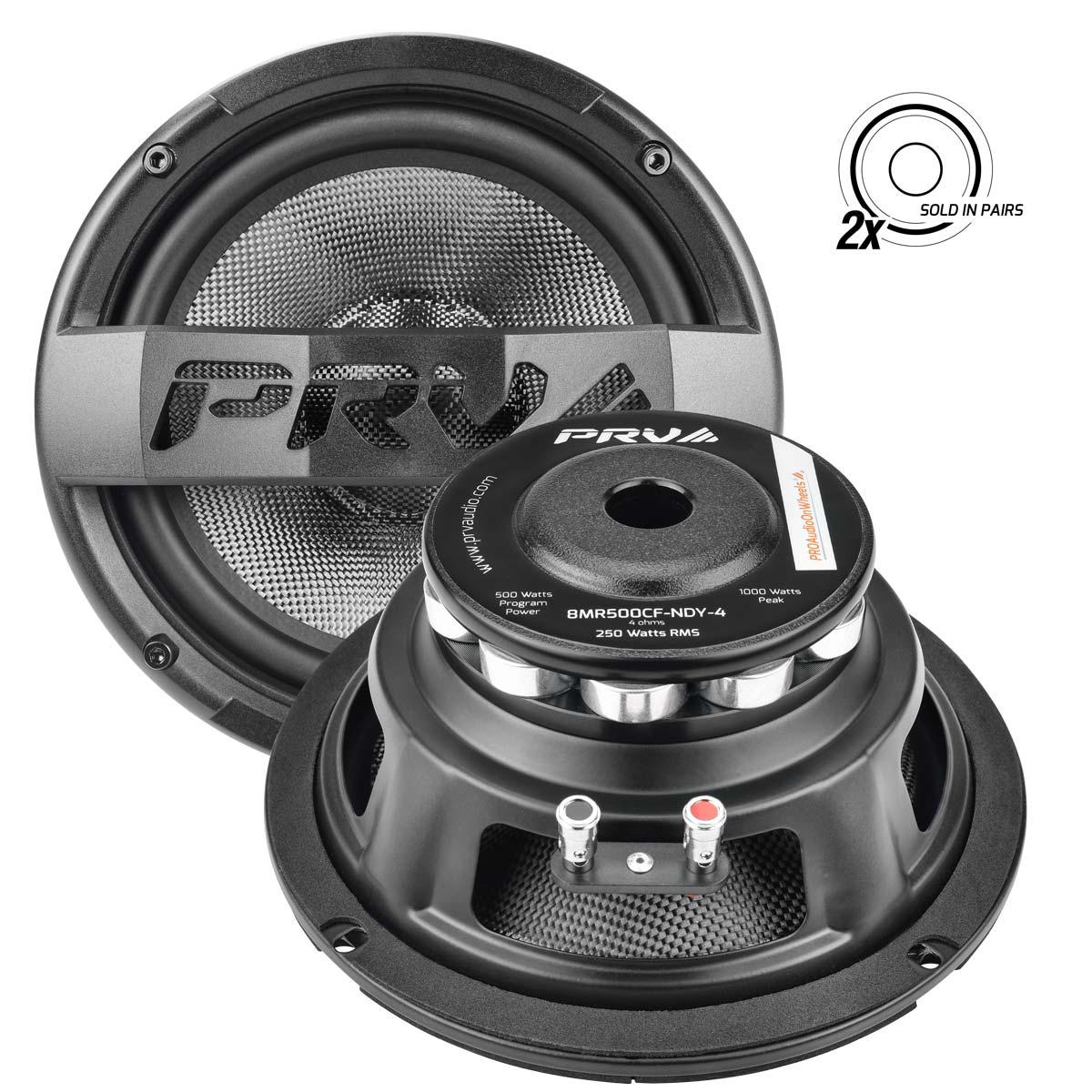 BOCINA PRV 8MR500CF-NDY-4 (PAIR)