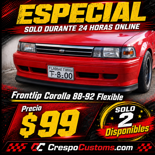 SOLO 24 Horas Frontlip Corolla 88-92