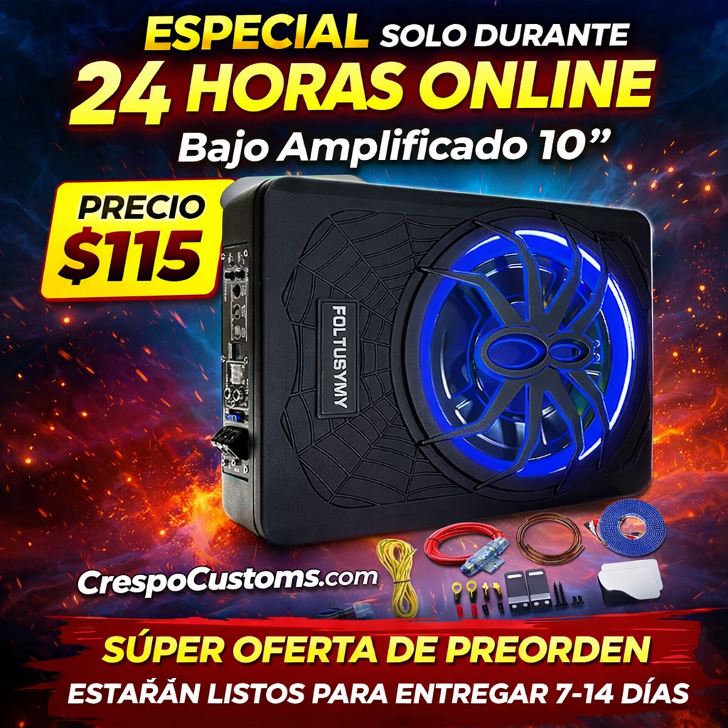SOLO 24 Horas Bajo Amplificado 10”