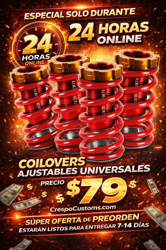 SOLO 24 Horas Coilovers Universales