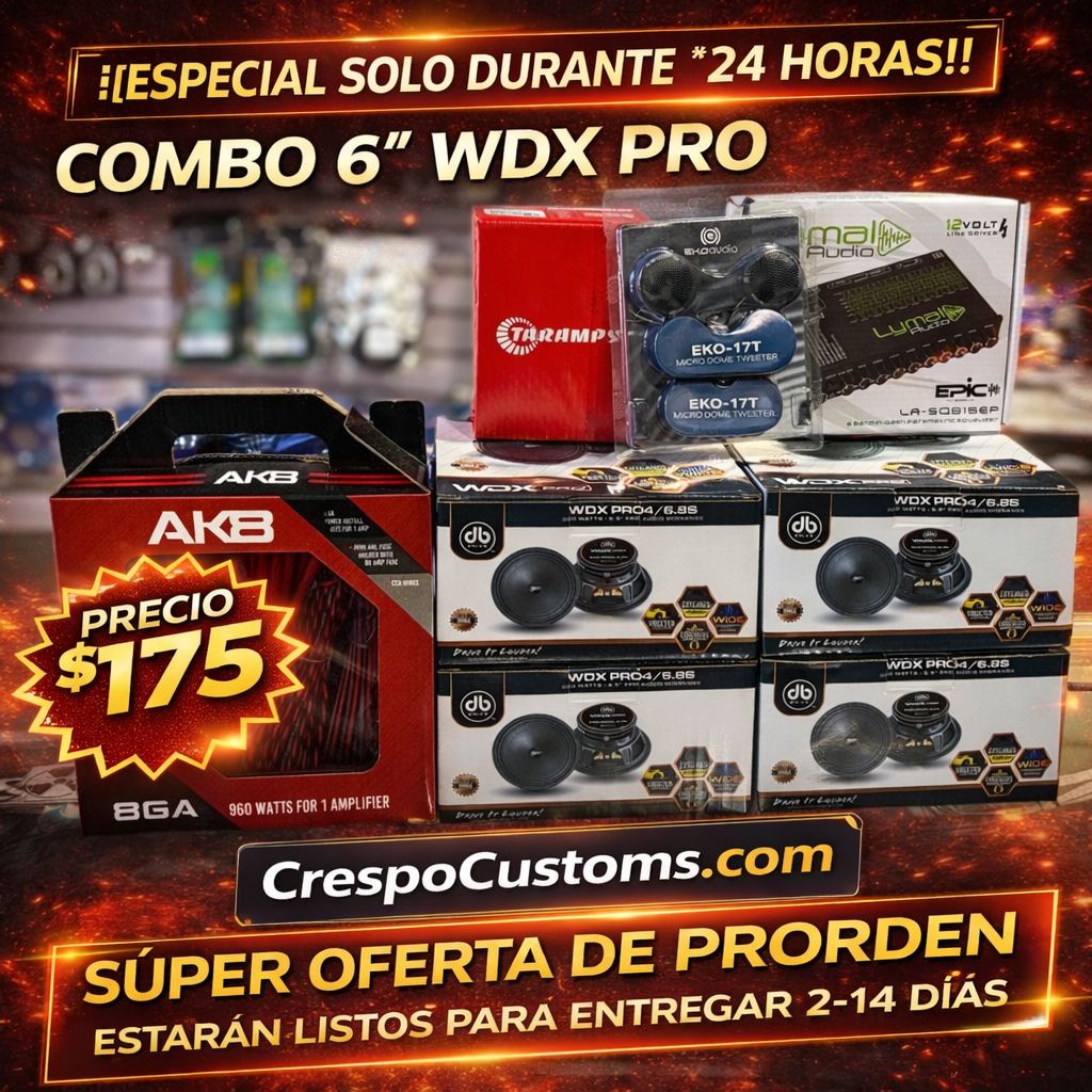 SOLO 24 Horas Combo 6” WDX PRO