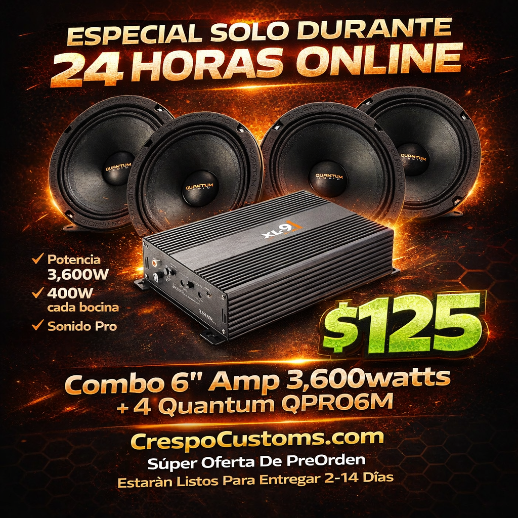 SOLO 24 Horas Combo 6” Quantum PRO