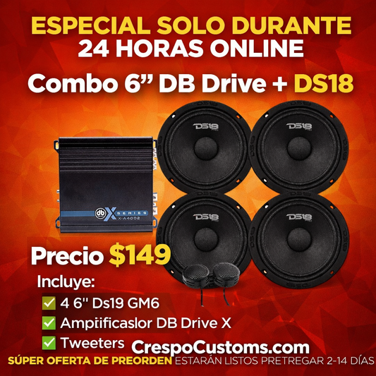 SOLO 24 Horas Combo 6” DB + DS18