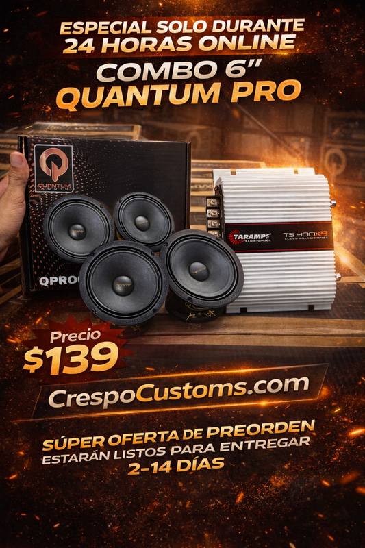 SOLO 24 Horas Combo QUANTUM PRO + TARAMPS