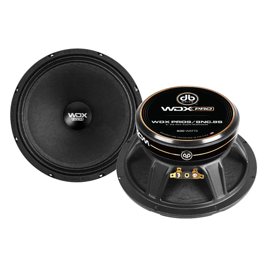 WDXPRO9/8NC.8S : 8" Wide Frequency Range-ProAudio MidBass 1.75in TIL VC papercone w/cloth surround