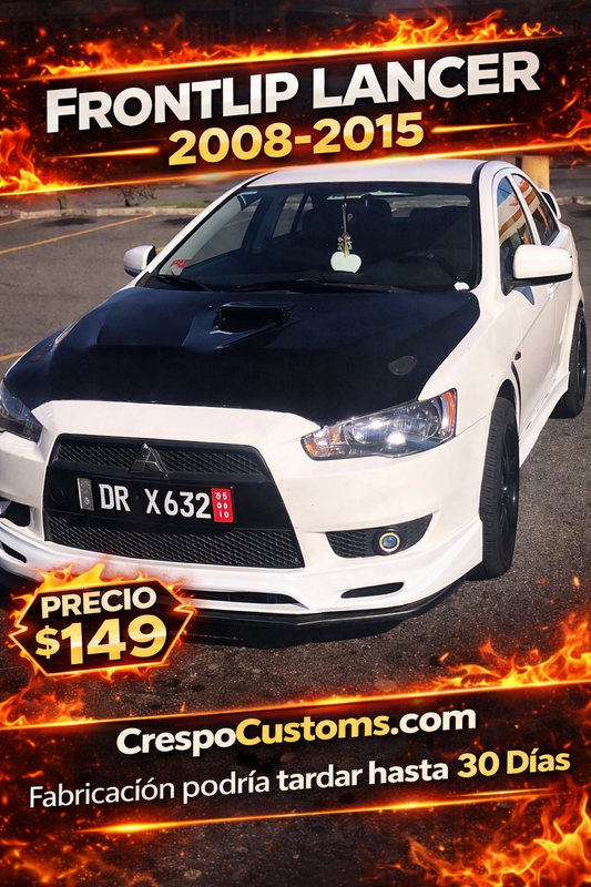 Frontlip Abs Plastic Lancer 08-16