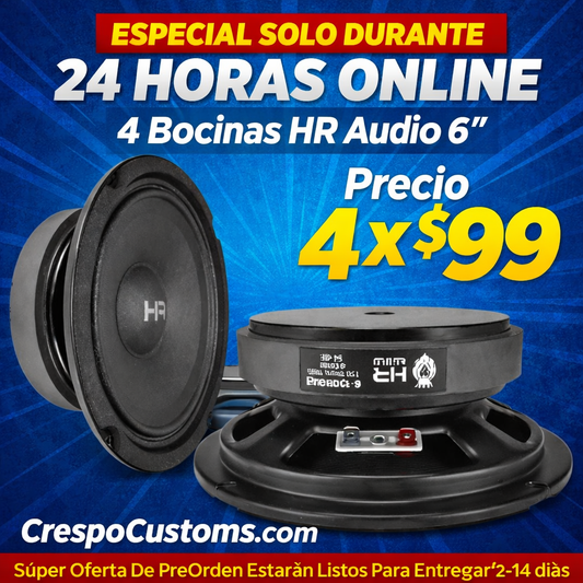 SOLO 24 Horas 4 6” HR Audio