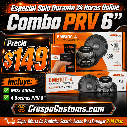 SOLO 24 Horas Combo PRV 6”