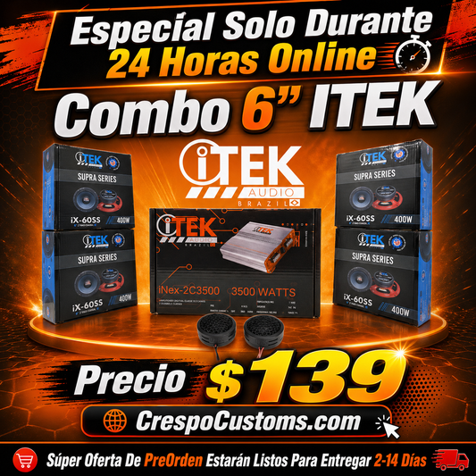SOLO 24 Horas Combo ITEK 6”