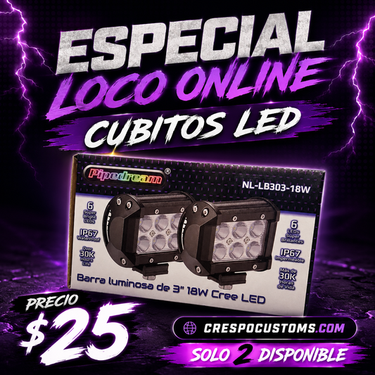 ESPECIAL Cubitos LED