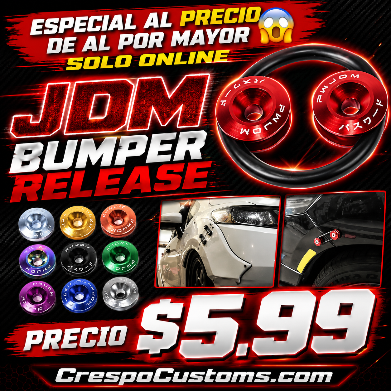 ESPECIAL JDM Bumper Release