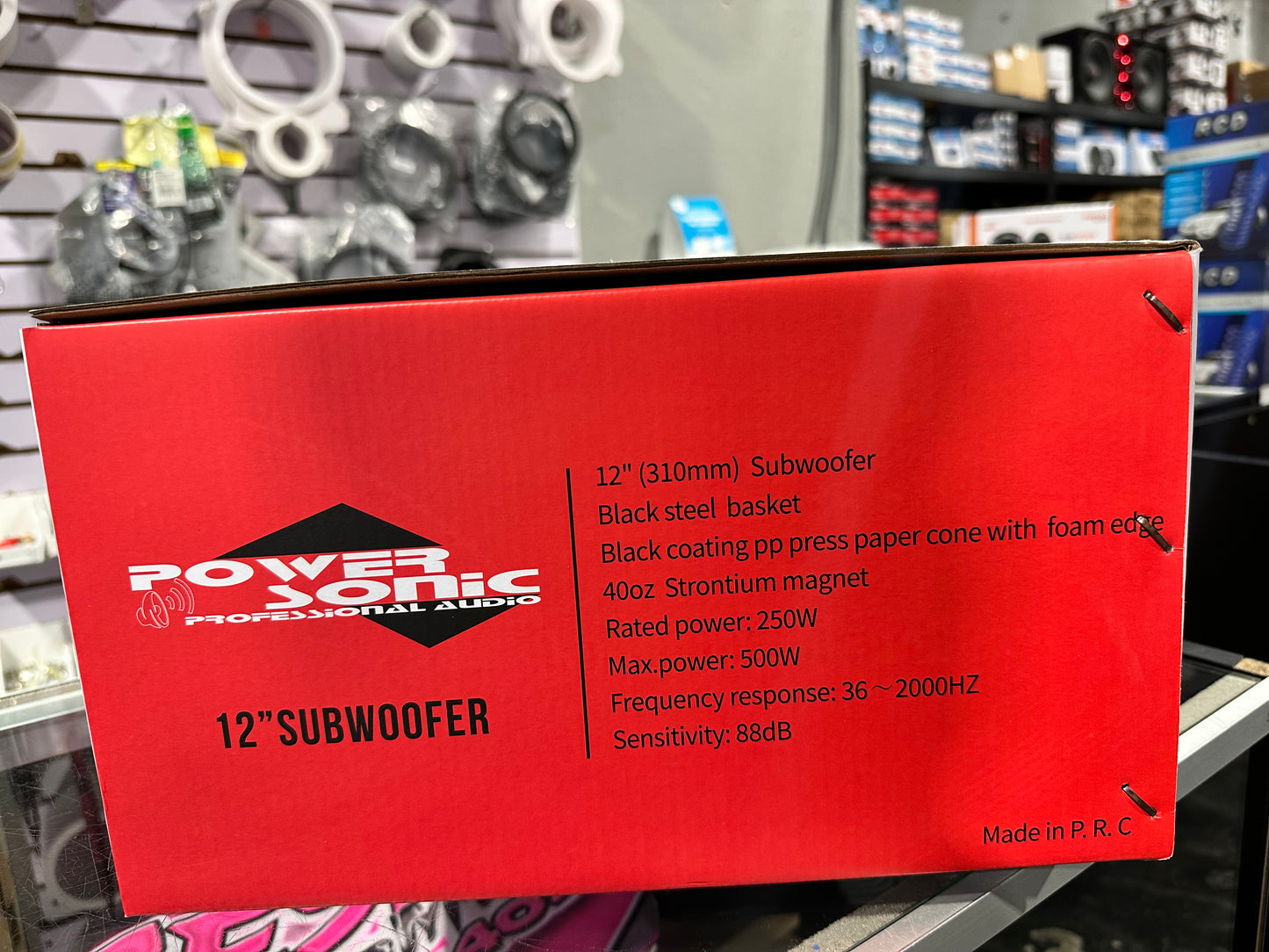 Power Sonic 12” Single Coil 500W