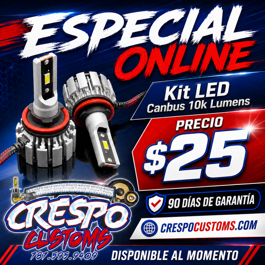 ESPECIAL Kit LED 10k Lumens Canbus