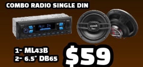 COMBO RADIO SINGLE DIN