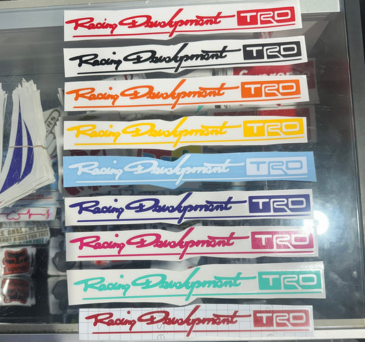 Sticker Racing Development TRD