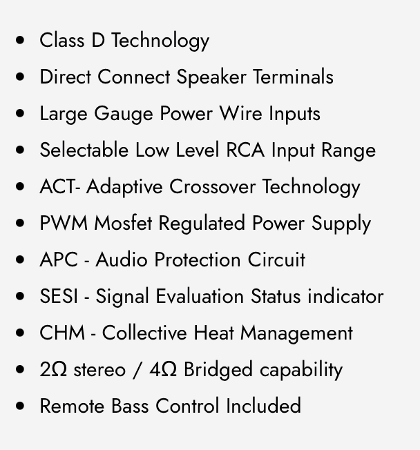 WDX-R1000.5 WDX Reference Class-D 5 Channel Amplifier