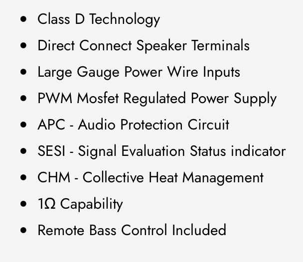 WDX-R2000.1 WDX Reference Class-D Mono Amplifier