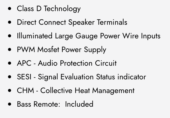 X-A7505 5-Channel Class D Amplifier