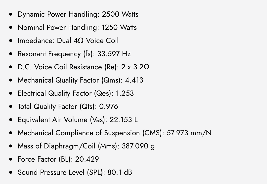 WDX12G2R.4 12" Dual 4-Ohm Subwoofer