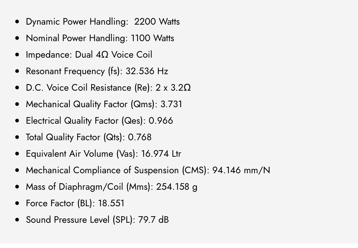 WDX10G2R.4 10" Dual 4-Ohm Subwoofer