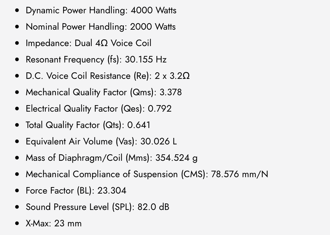 WDX12G3R.4 12 in. Dual 4-Ohm Subwoofer