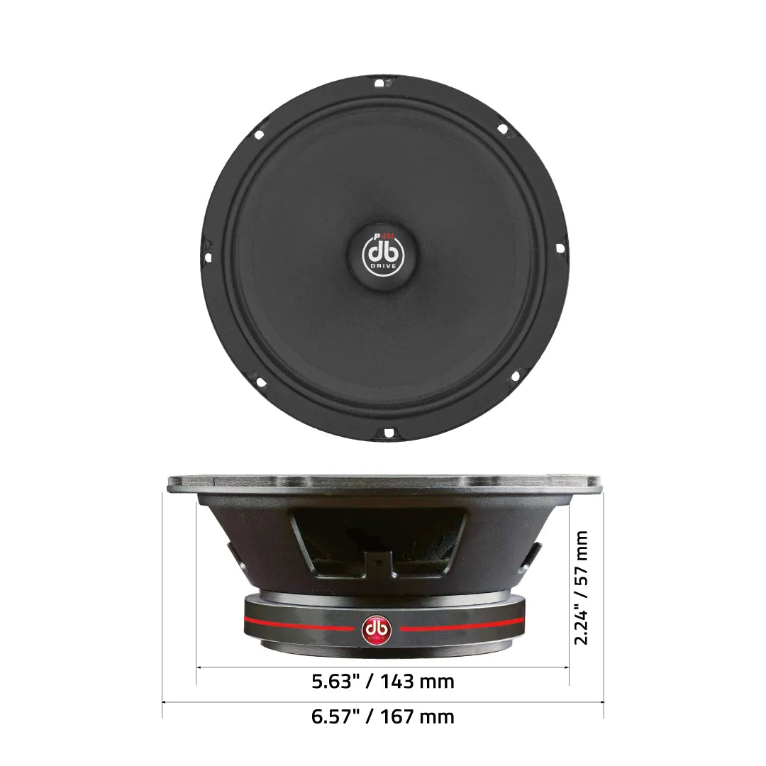 P4M 6C : 6.5" PRO Audio Midrange