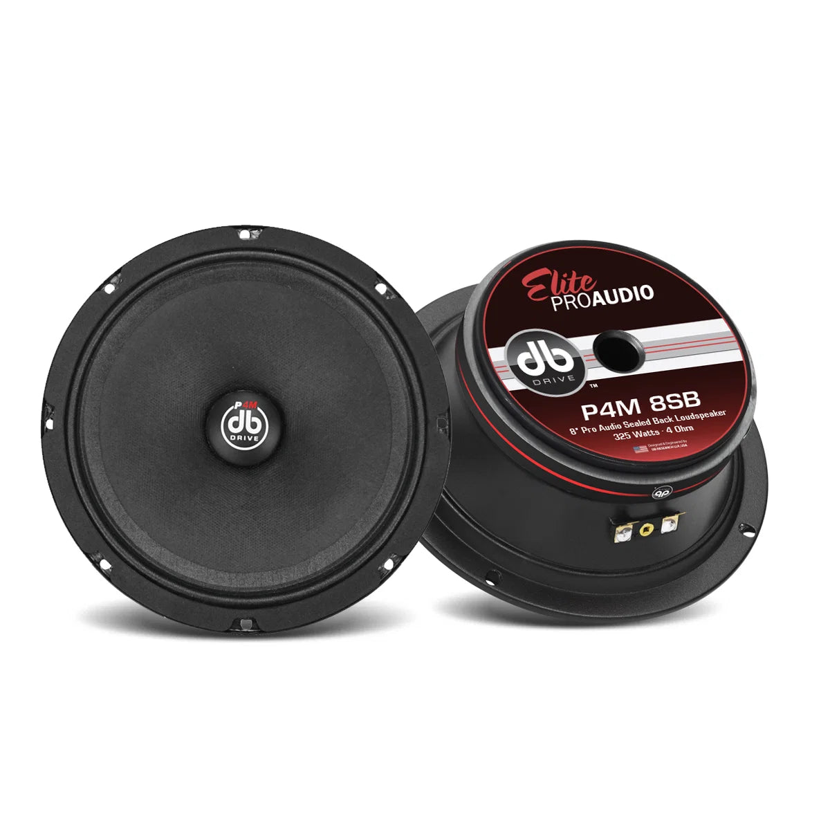 P4M 8SB 8" PRO Audio Sealed Back Midrange