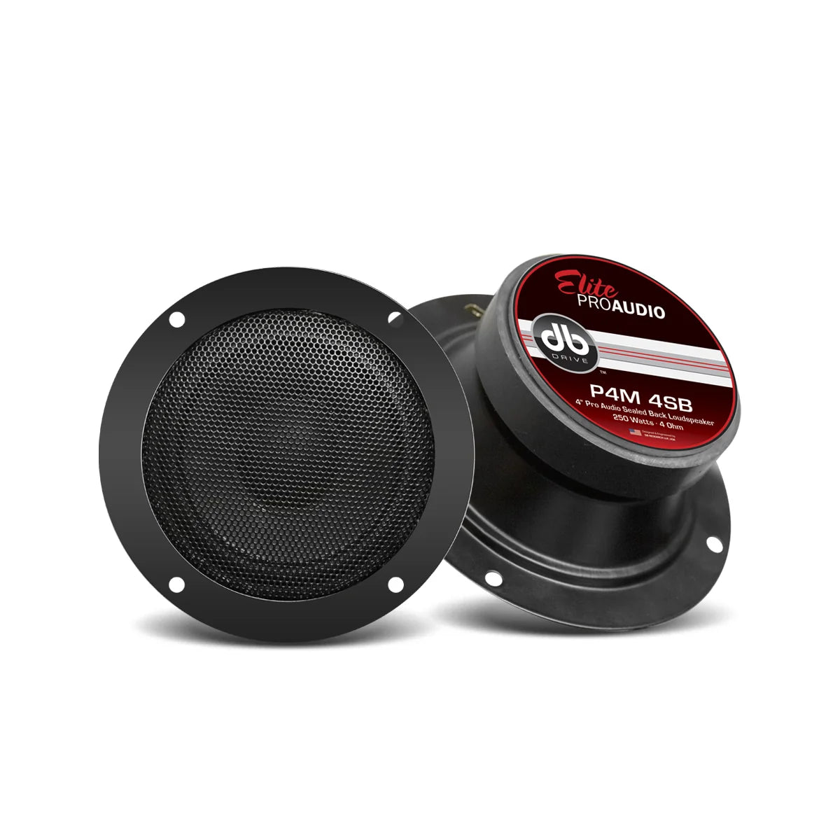 P4M 4SB 4" PRO Audio Sealed Back Midrange