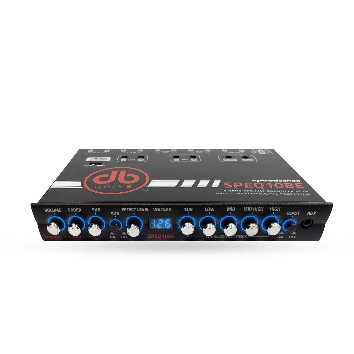 SPEQ10BE 5 Band Pre Amp Equalizer With Bass Enhancer