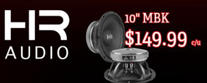 10" MBK HR AUDIO
