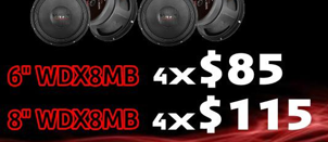6" WDX8MB (4x) DB DRIVE
