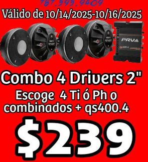 (DB Drive) Combo 4 Drivers 2"