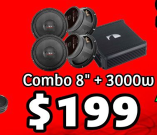 (DB Drive) Combo 8" + 3000w